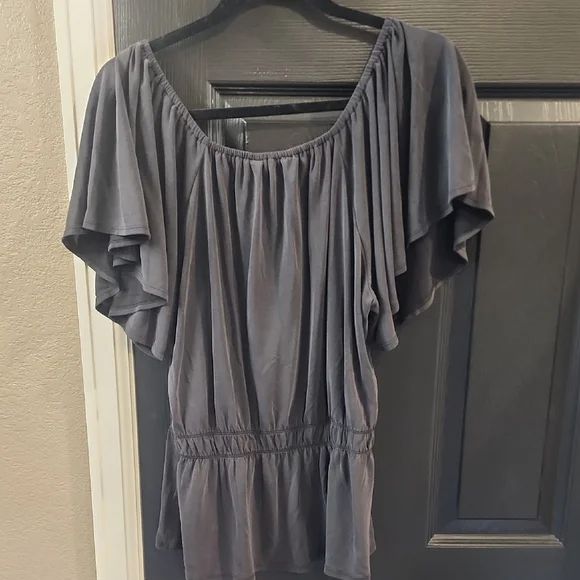🩶Elegant Gray Women's Top - Picture 3 of 3